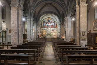 Nave and chorus with chapels
