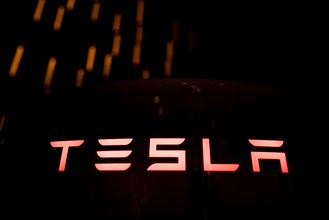 Charging point of the car manufacturer Tesla