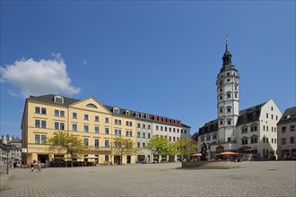 Market Square with Renaissance Town Hall and Tower