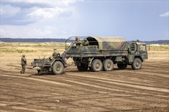 Mine Laying System 85 during exercise GRIFFIN STORM in Pabrade. Pabrade
