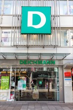 Deichmann brand shop with logo retail on Koenigstrasse in Stuttgart