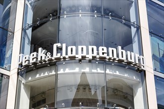 Peek & Cloppenburg brand shop with logo retail on Koenigstrasse in Stuttgart