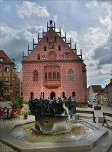 Old town of the city Sulzbach-Rosenberg on 07/08/2017