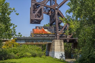 Canadian National Railway Mainline Bridge over the Red River