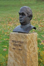 Monument and bust of Sebastian Kneipp
