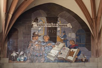 Mural in the Musee historique built in 1900