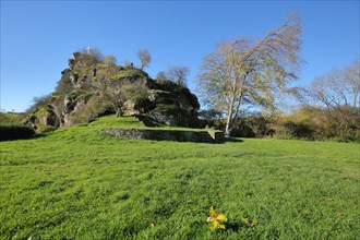 Rocks at Hunolstein Castle Ruin