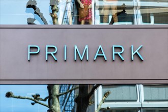 Primark brand shop with logo retail on Koenigstrasse in Stuttgart