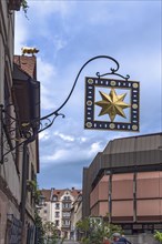 Historical nose sign from the former inn Zur Krone
