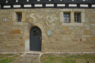 Entrance at the office building of the Thuringian Forestry Office