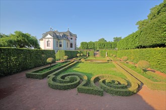 Rococo castle with baroque garden