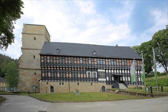 Office building with Thuringian forestry office of Paulinzella Monastery