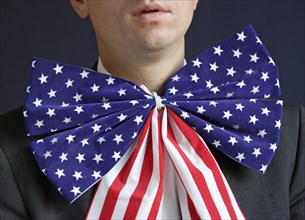 American with huge bow