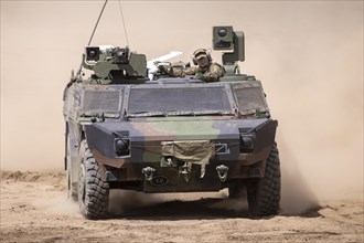 Spaehwagen Fennek during exercise GRIFFIN STORM in Pabrade. Pabrade