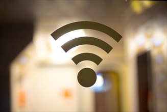 Wifi symbol on the German Federal Railway