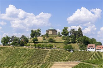 View of the burial chapel of Stuttgart-Rotenberg
