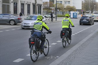 Bicycle police on patrol