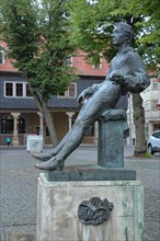 Monument and statue to Johann Sebastian Bach