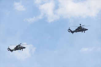 Two Tiger helicopters of the Bundeswehr