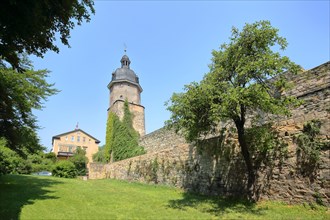 Historic Neutorturm with city wall