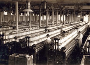 General view of Spinning Mill No. 2 at the Indian Orchard Cotton Mill