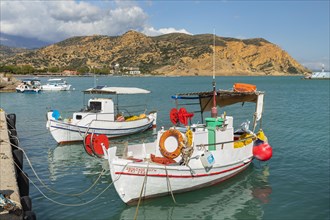 Fishing boats in the harbour of Agia Galini