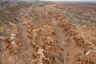 Aerial of the Charyn canyon