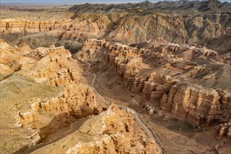 Aerial of the Charyn canyon