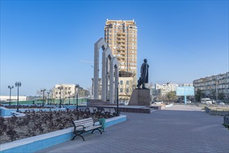 Monument to Zhalau Mynbayev