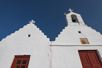 Whitewashed church
