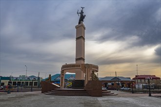 Monument in Aralsk