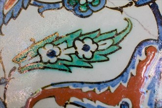 Floral art pattern example of the Ottoman time