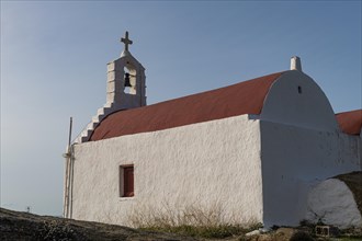 Whitewashed church