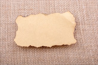 Paper with some burned edges