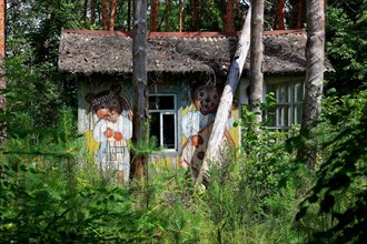 In the closed and uninhabitable 30-kilometre zone around the Chernobyl power plant and the workers' settlement of Pripyat