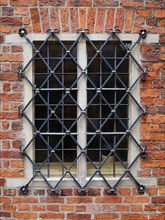 Barred window in the old town