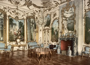 The Music Room in Sanssouci Palace in Potsdam