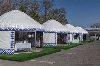 Yurts as souvenir shops