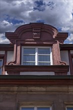 Historic bay window of a residential building
