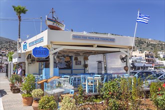 Fish taverna at the port of Elounda