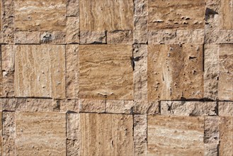 Decorative cubic stone wall as background texture