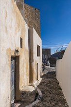 Whitewashed architecture in Pyrgos