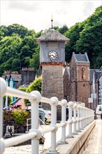 Clock tower in Tobermory