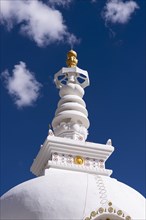 Top of the Shanti Stupa in Leh