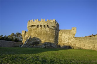 Fortress wall in the evening light