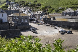 The fishing harbour in Port Isaac