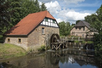 Water mill at Brake Castle near Lemgo Germany