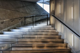 Concrete staircase in the Casa da Musica concert hall