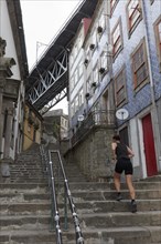 Steep staircase Escadas do Codecal