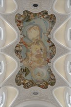Ceiling fresco in the parish church of St. George